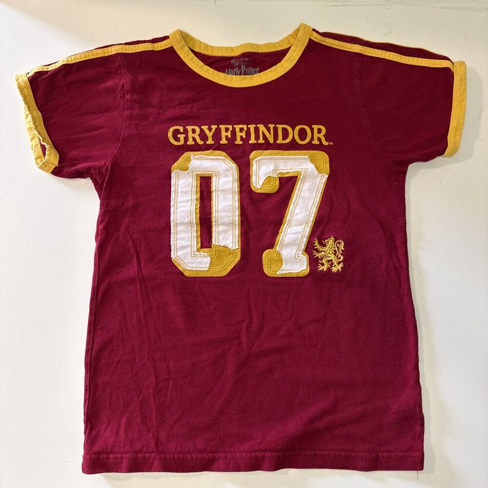Harry Potter Gryffindor Shirt Youth MEDIUM 07 Quidditch Potter Universal